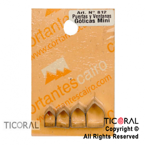 CORTANTE C 812 PUERTAS Y VENTANAS MINI GOTICAS H x 1